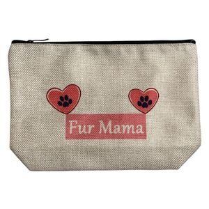 Canvas New Travel Accessories Makeup Bag Pouch Fur Mama Pet Lover Classic